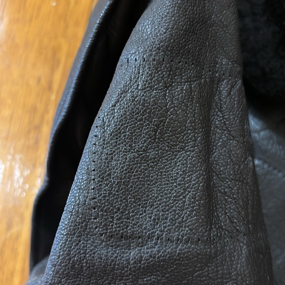 Vintage G1 brown leather bomber jacket, USN - Picture 11 of 15